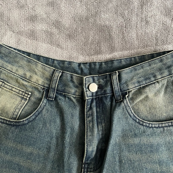 Vintage gradient wash straight leg jeans - Picture 5 of 7